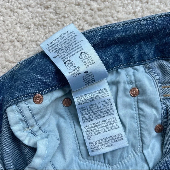 Mother High Waisted Looker Ankle Fray One Smart Cookie Jeans - Picture 6 of 6